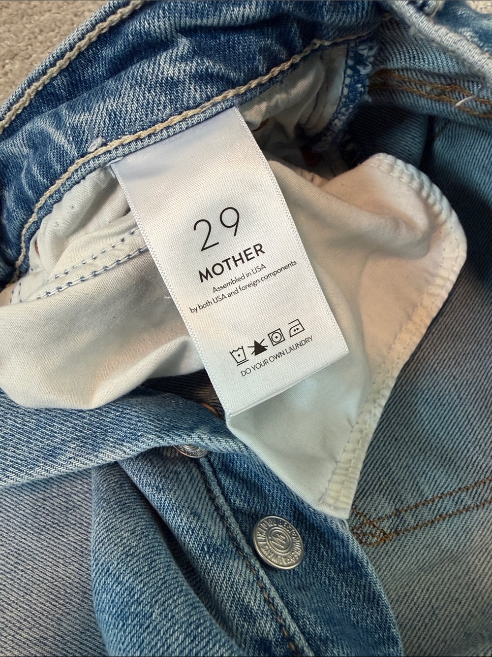 MOTHER Denim Tomcat - True Confessions Wash - 29 - Picture 13 of 16